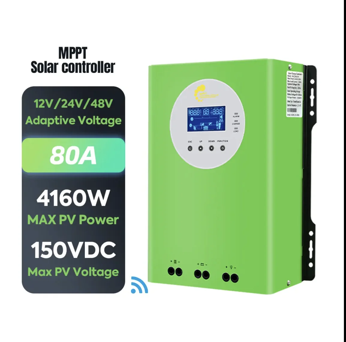 Auto Controller 12V 24V 36V 48V MPPT Solar Charge LCD Display ODM/OEM brand 40A-100A