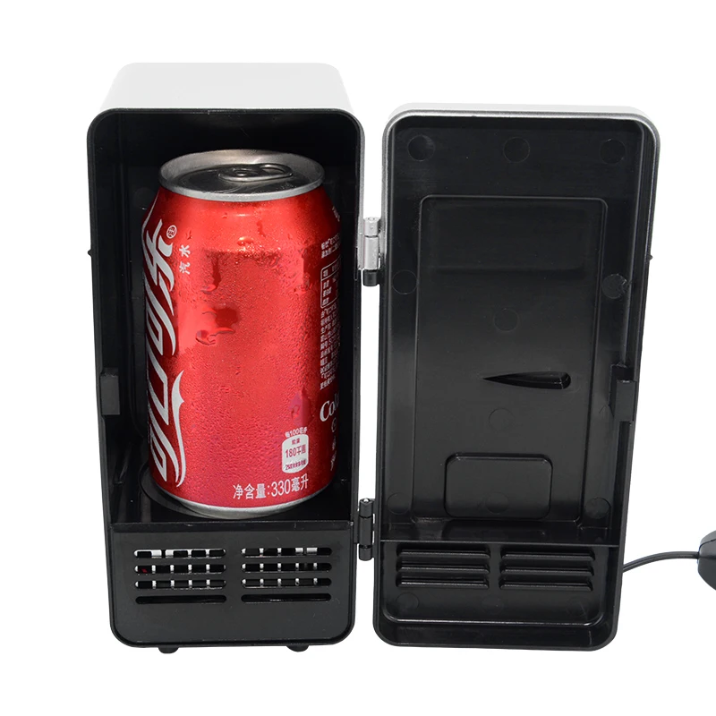 2024 New spot cold and warm dual-use small refrigerator Classic USB small  Portable desktop small refrigerator Mini refrigerator