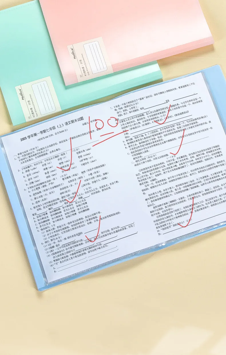 examination A3 office paper card file bag filing paper storage bag school materials stationery