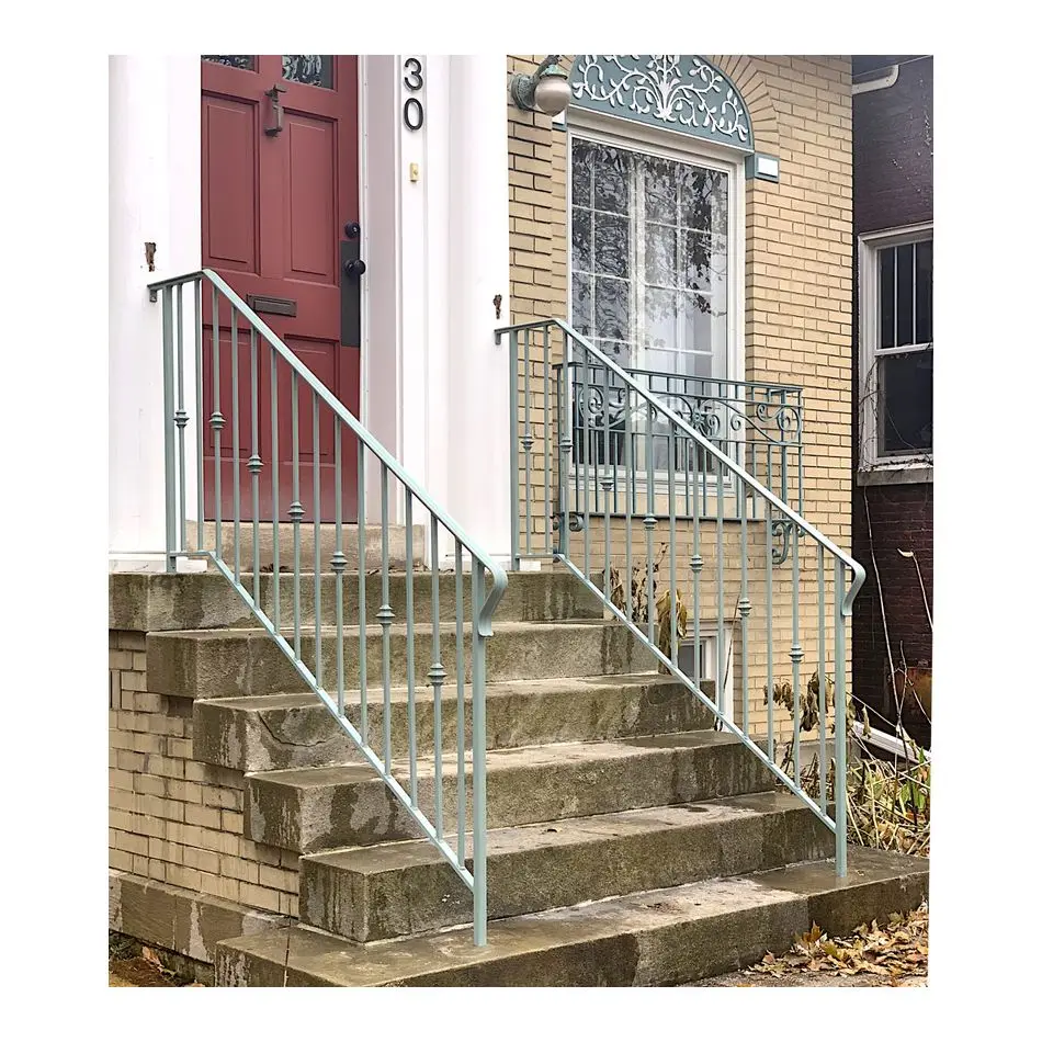 ACE Hot Sales Decorative Wrought Iron Railing Commercial Used For Project Staircase Balcony
