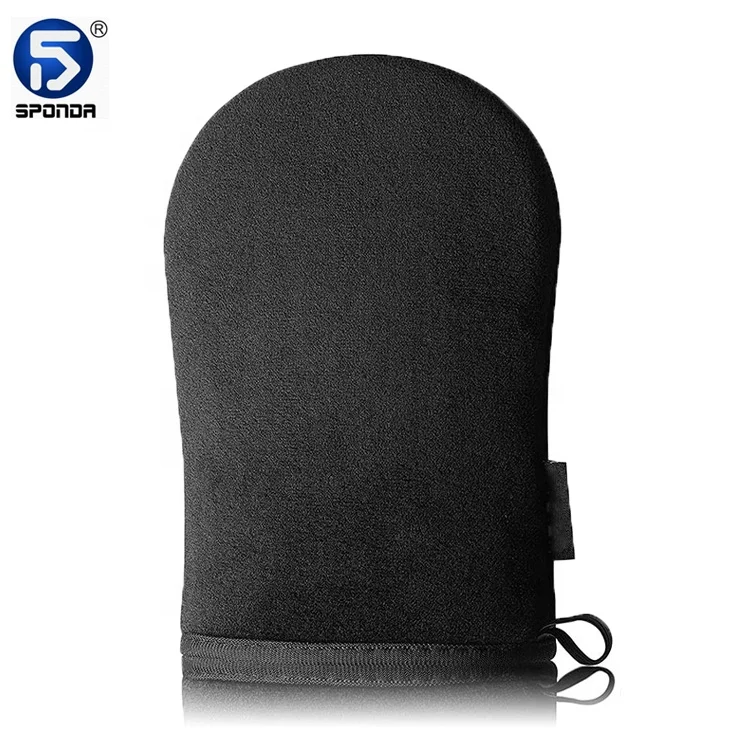 Двухсторонние варежки для загара, частная торговая марка, бархатные варежки для самозагара, перчатки для выпечки с пользовательским логотипом, оптовая продажа, варежки для загара