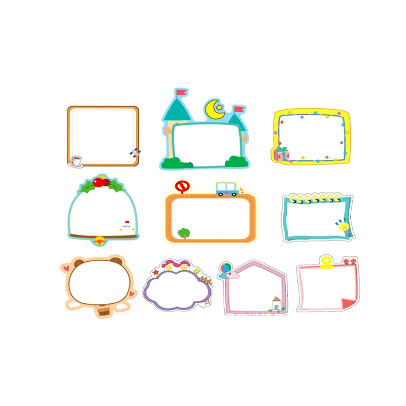 New  kawaii  lovely school decorative paper sticker for diary planner stationery DIY photo frame sticker for kids