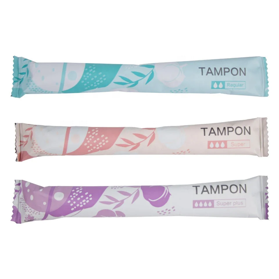 OEMPrivate Label Feminine Hygiene Products Organic Cotton Tampon Period Digital Tampons Applicator Tampons