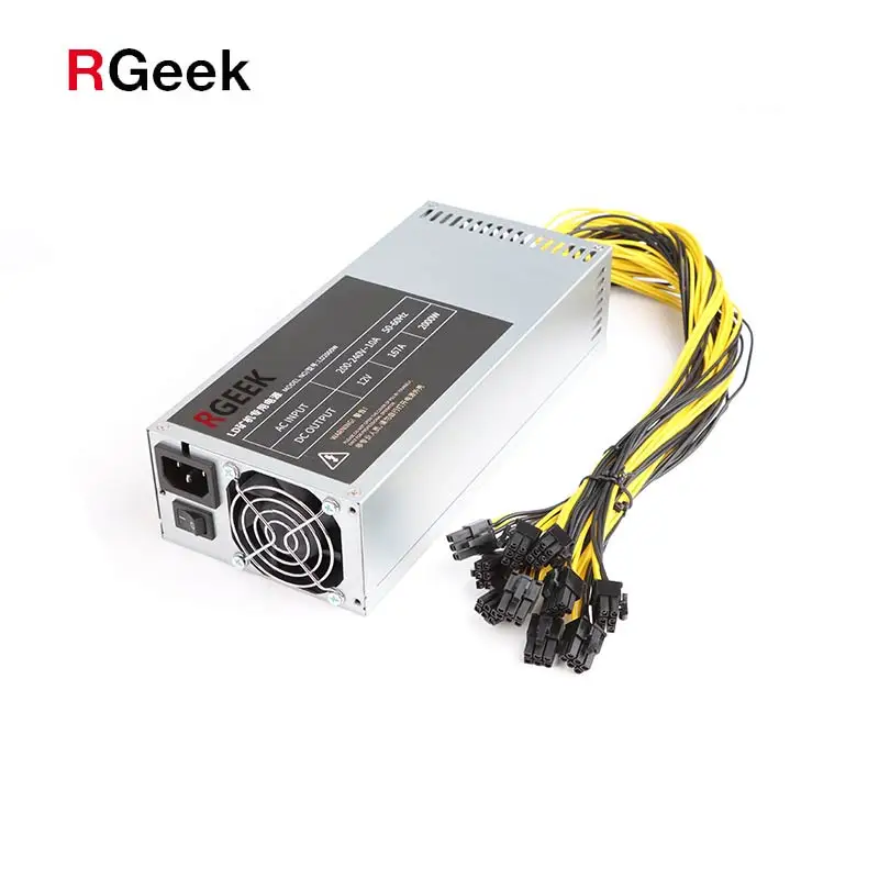  RGeek 12 в 2000 Вт 2U блок питания для