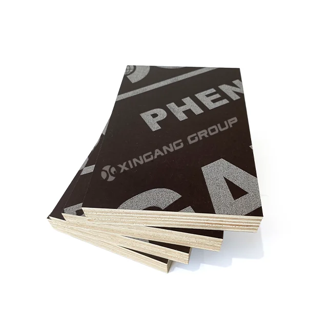 18mm Poplar/Eucalyptus Core Film Faced Plywood for executing concrete