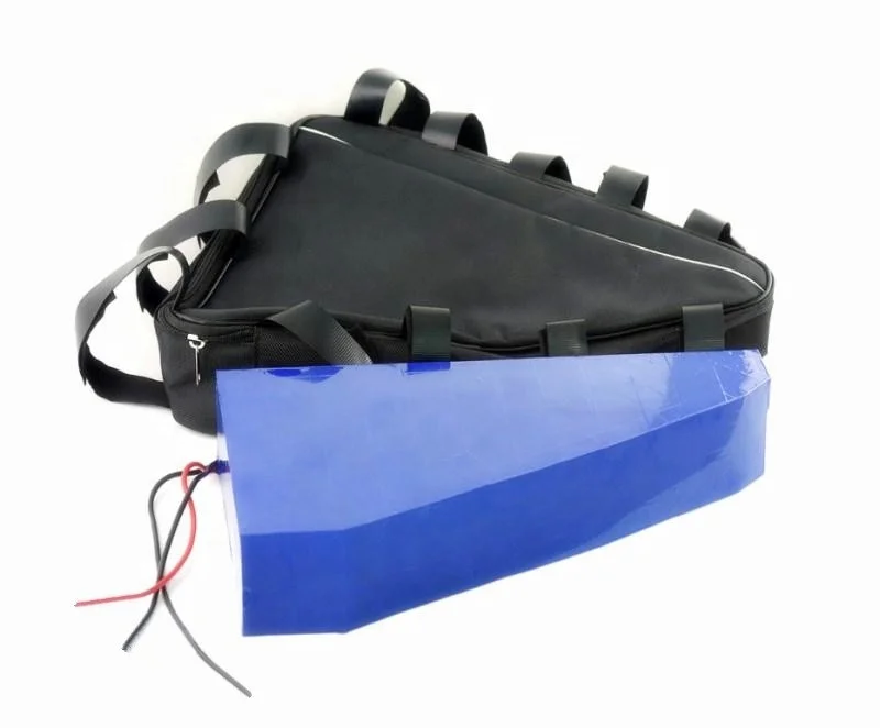 1500w 52V power supply 30AH triangle battery lithium battery with bag with fast charger