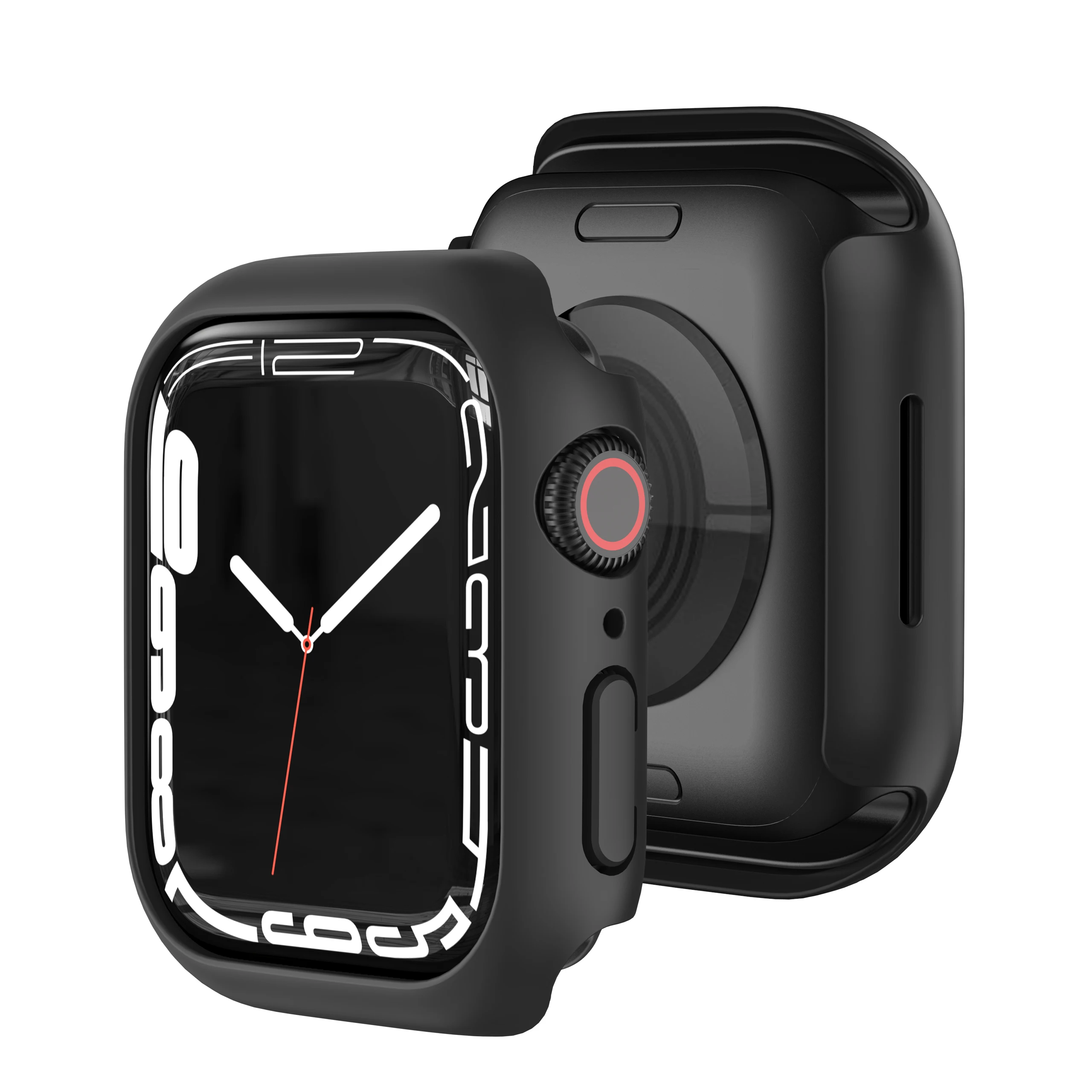 Hanshang high quality watch case 41mm spraying pc plastic Protective watch case for apple watch series 7