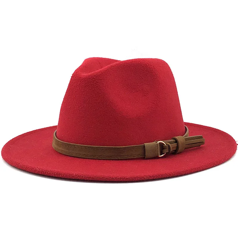  2021 Новая мода 17 видов цветов в сток Fedora шляпы Роскошные вечерние музыкального фестиваля мягкая фетровая
