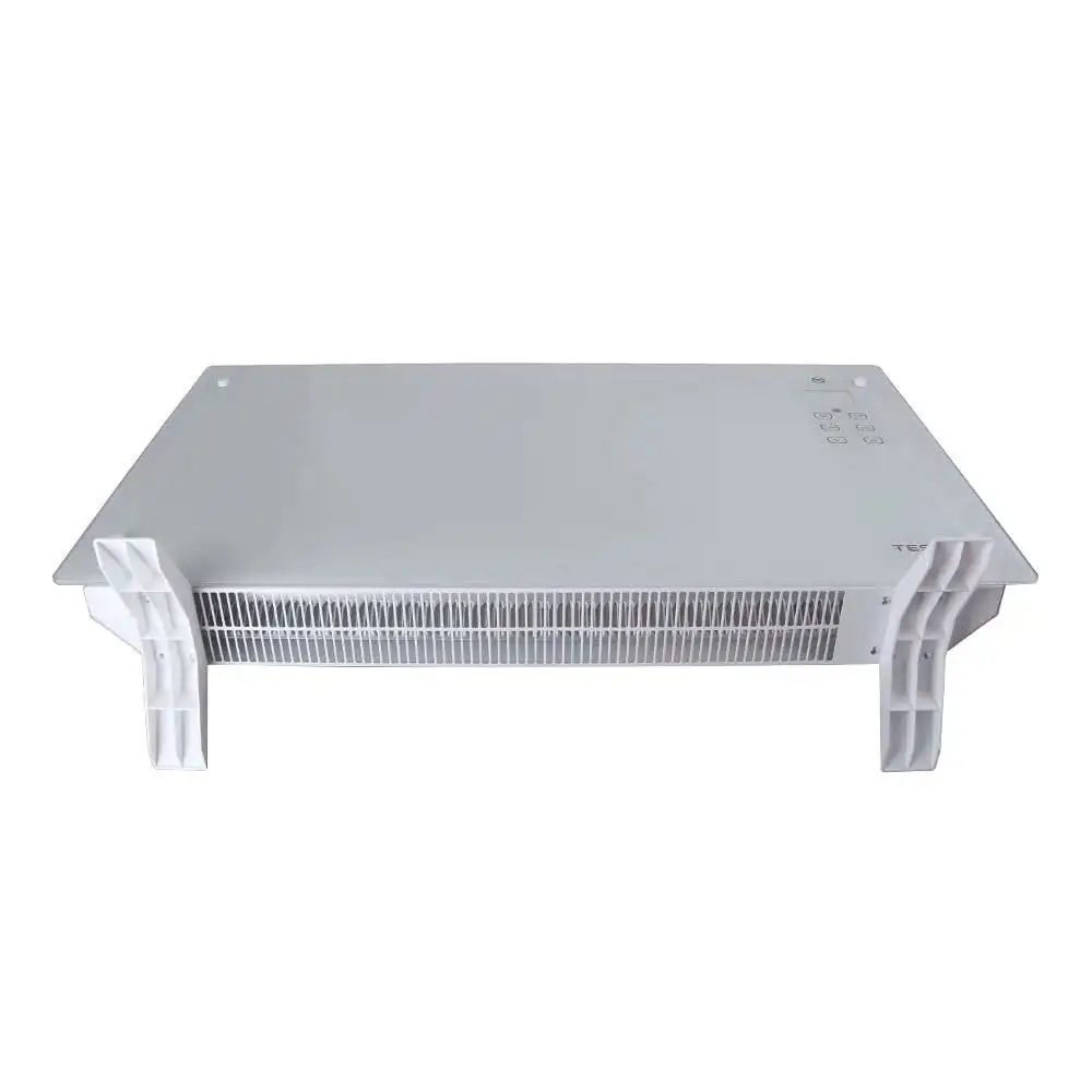 Electronic sensor thermostat with Frost protection function Aluminum fins stainless steel heating tube  Glass Panel Heater