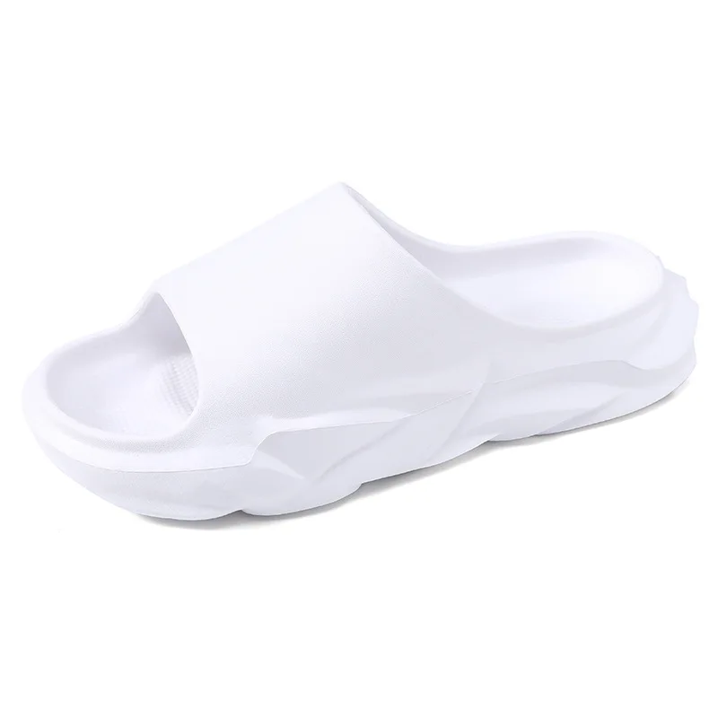 Adult house OEM pillow cloud slippers for women and men non slip light weight with logo