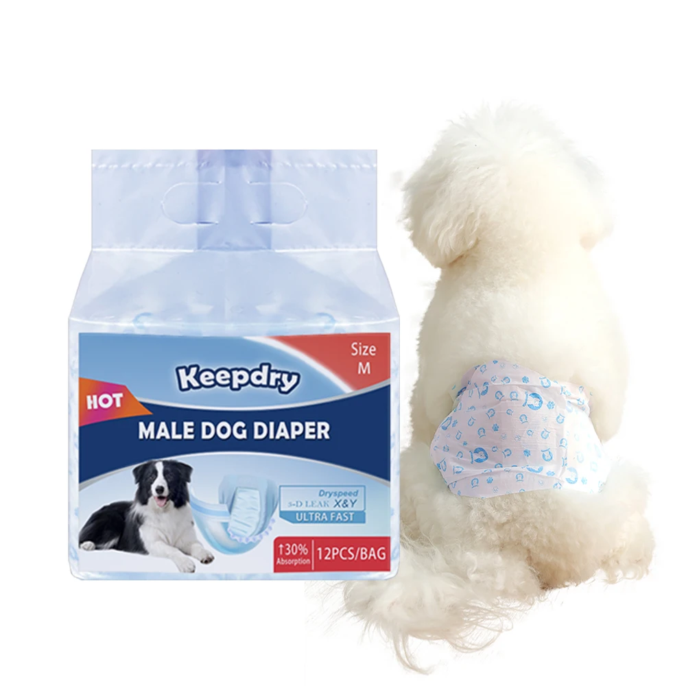 Good quality pet dog diaper male and female pet pad dog wrap