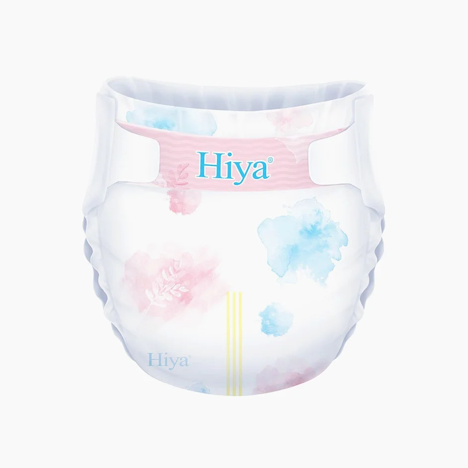 HIYA Fiber Ultra Soft Overnight Pampering for Newborn Babies NB Size Breathable Cotton Baby Diapers Baby Nappies