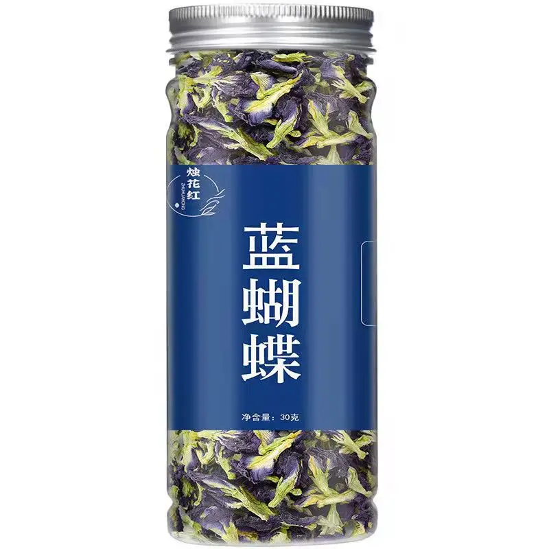 High Quality Customized organic natural dry blue butterfly pea tea dried butterfly pea flowers