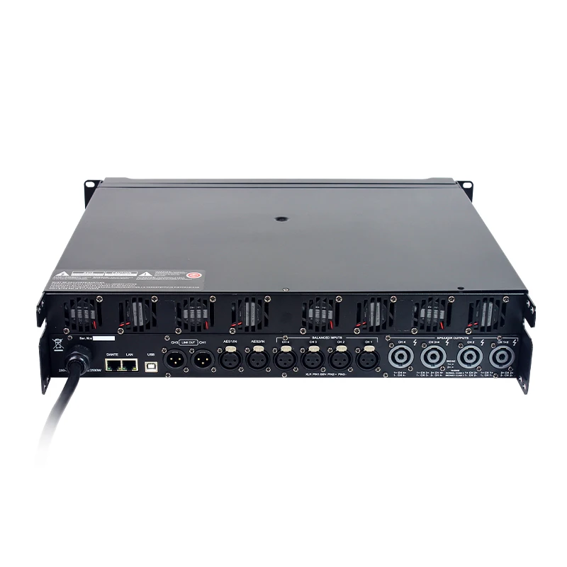 DSP10000Q Rack-Mount Pa System Touring 4 Channel Audio Portable Dsp Amplifier With Fir Filtering