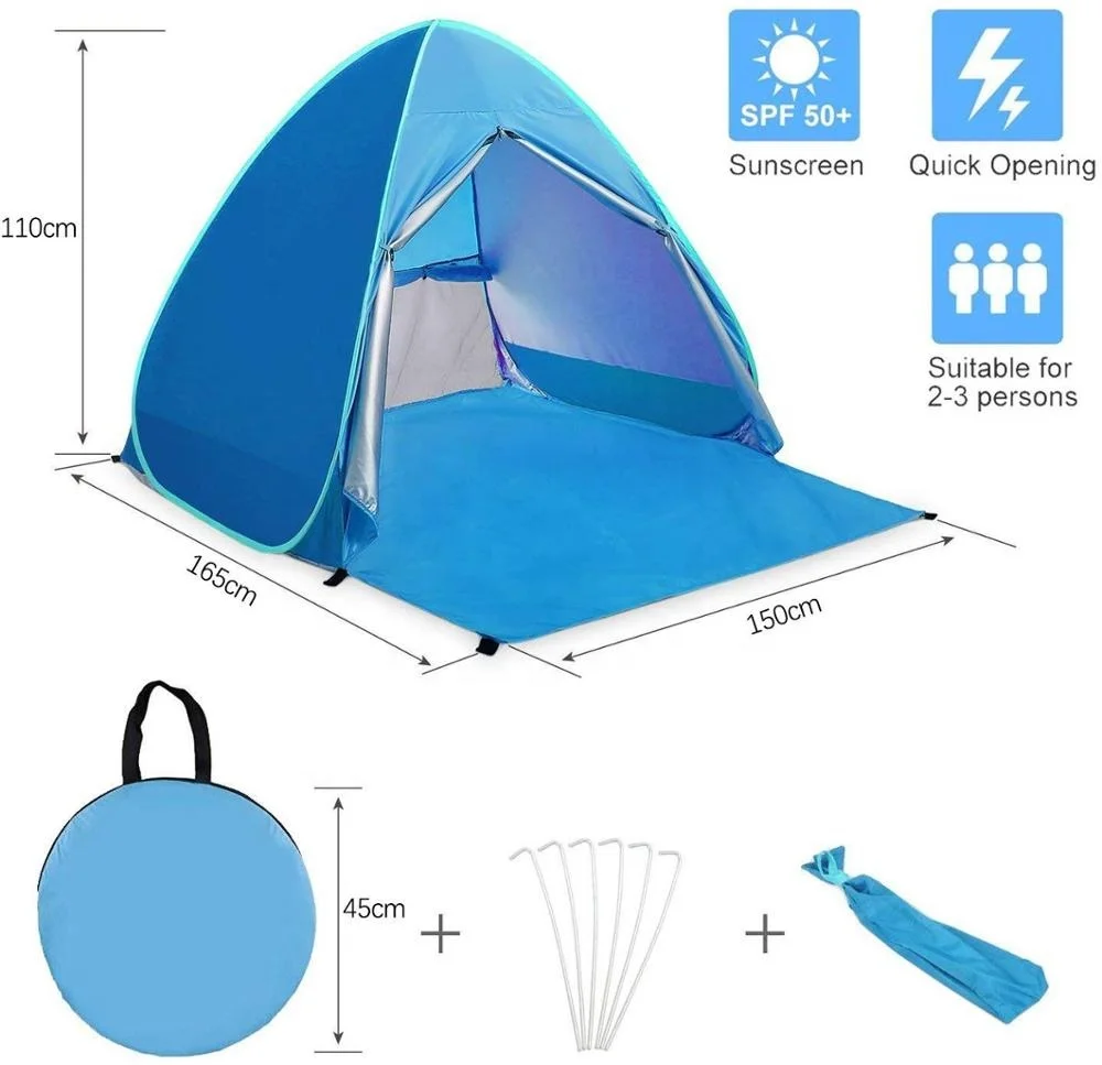 Factory Baby Beach Tent Pop up Beach Toys Outdoor Camping Sunshade Foldable Tents For Kids