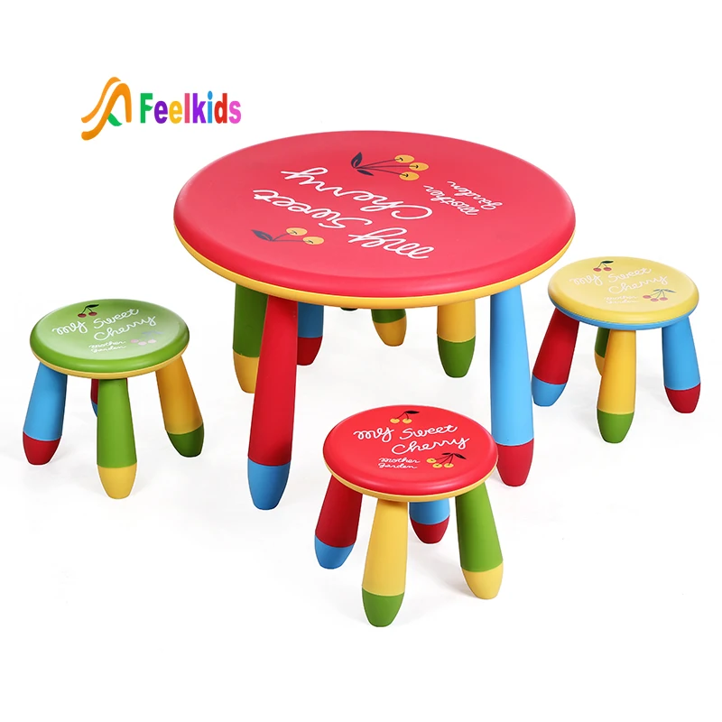 Feelkids детский сад пластиковый стол обучение два малыша детский стол и стул набор детской мебели