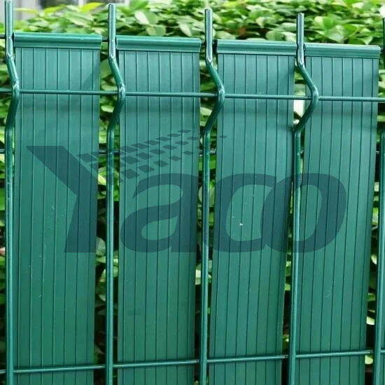 Vertical Strip for 3D Fence Panels PVC Rigid Privacy Slats Latte Kit Occultation PVC for 2.5m Metal Frame
