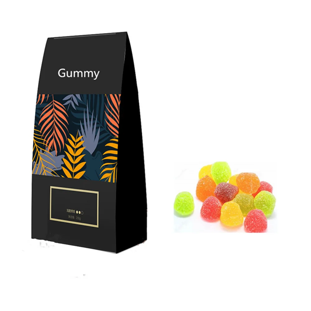 OEM customized Logo halal fruit pressed gummy candy for anti-aging