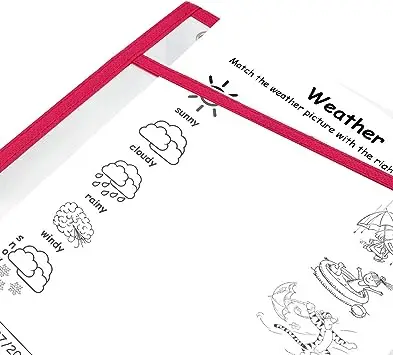 Heavy Duty Job Ticket Holders Dry Erase Document Holder Order Clear color Sleeves Plastic Work Pocket