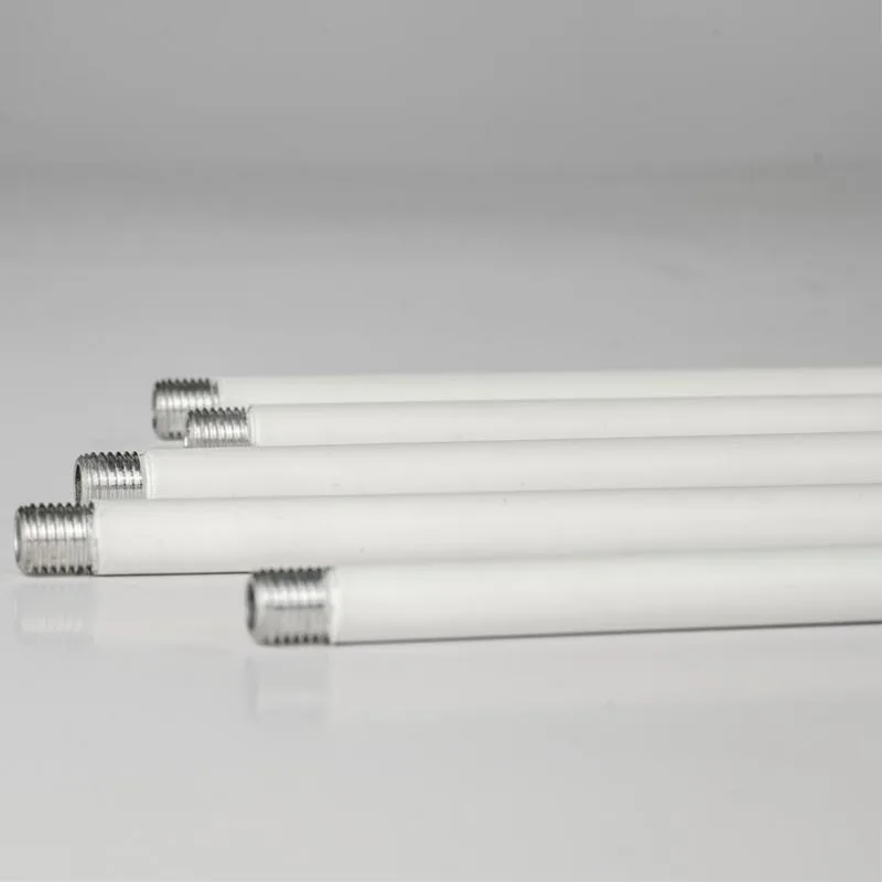 CNC machining brushed brass tube motorcycle accessories internally threaded aluminum tube