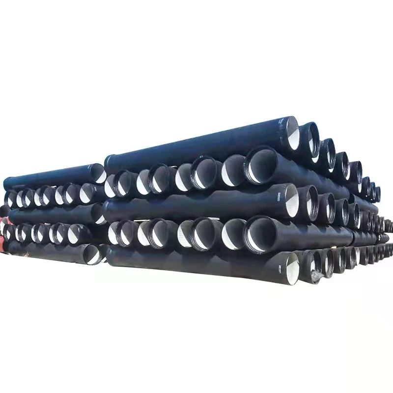 Трубы из ковкого чугуна ISO2531 k9 с цинковым покрытием, Круглые, длиной 6 метров, труба из ковкого чугуна для подачи воды