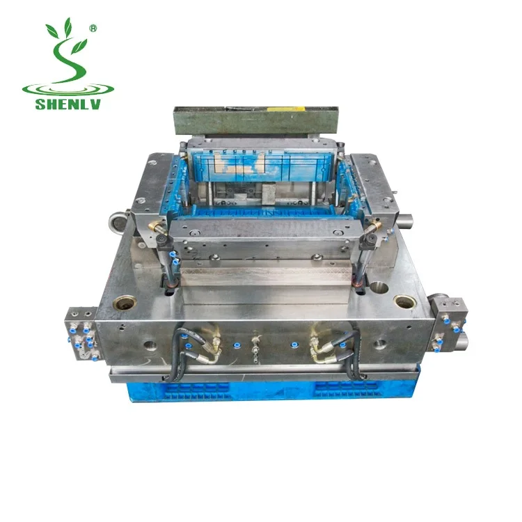 Plastic injection Crate mould vegetable fruit turnover box mold Logistics container high quality moulding