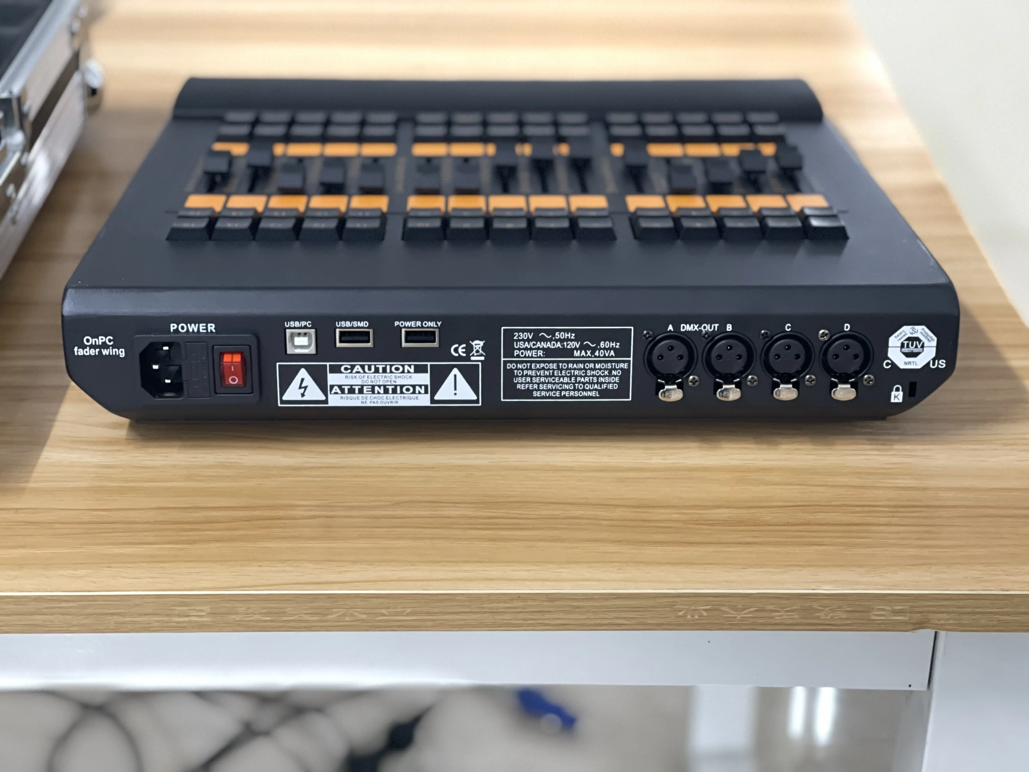 Top quality Stage Light Controller Fader Wing dmx512 dj Lighting Console For LED moving Light