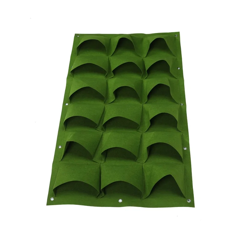 
Cheap 18 hanging vertical felt growth bag plant bag felt planting bag flower cultivation environmentally friendly material 