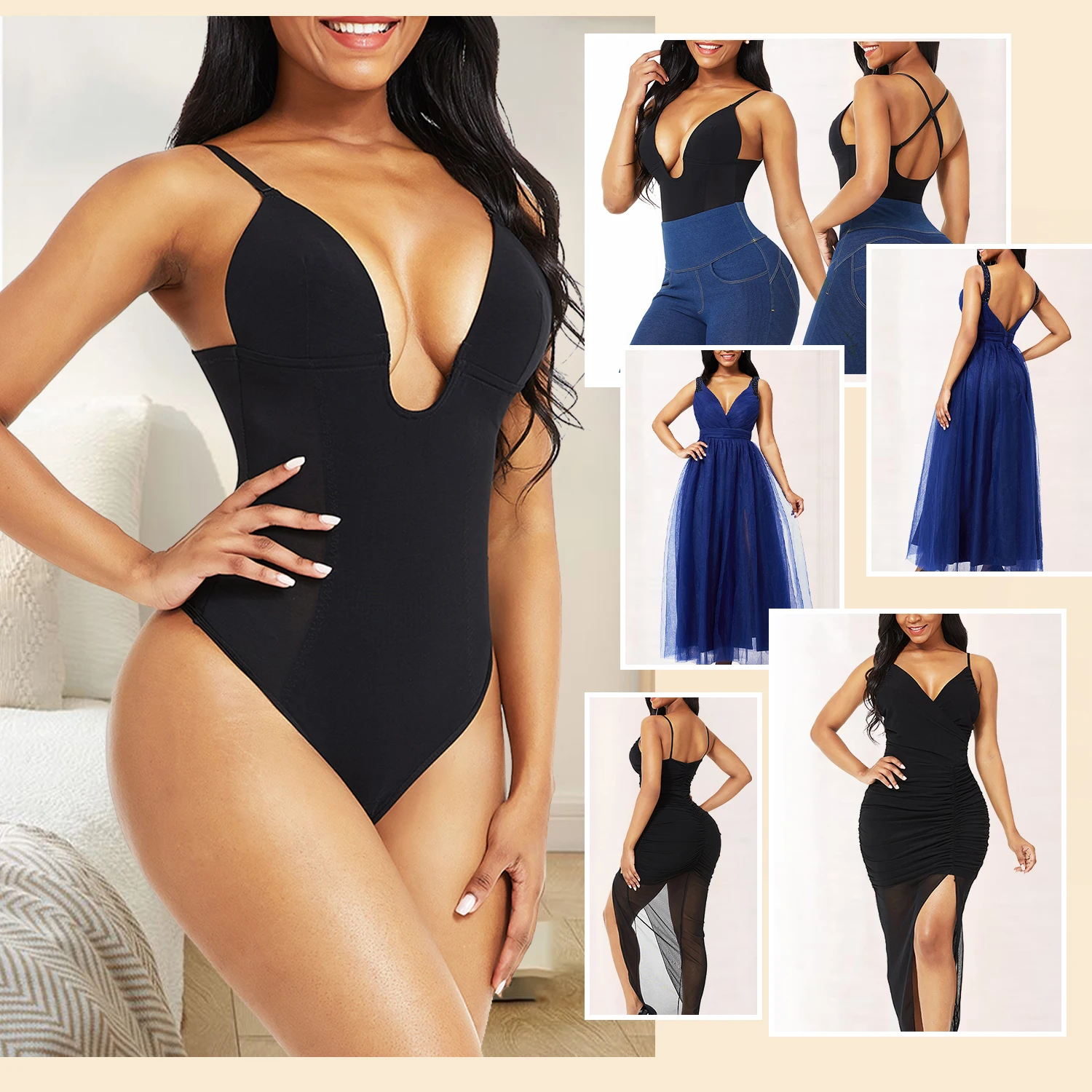  Plus Size Underwear Butt Lifter Shaper Shapers Shapewear Bodysuit For