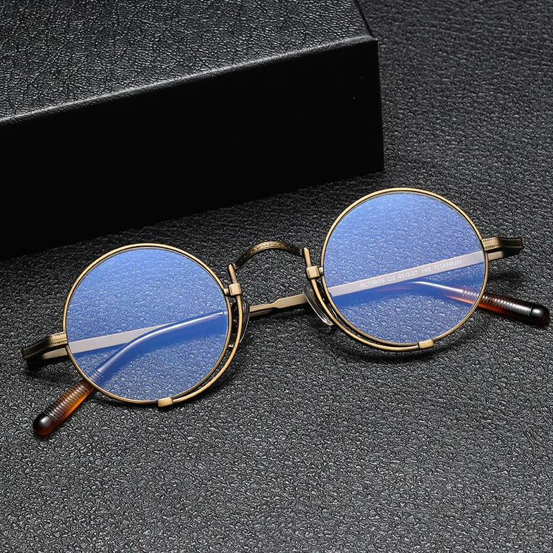 2024 High Pure Titanium Vintage Optical Frame Good Quality Glasses For Men And Women Titan Eyewear Frames