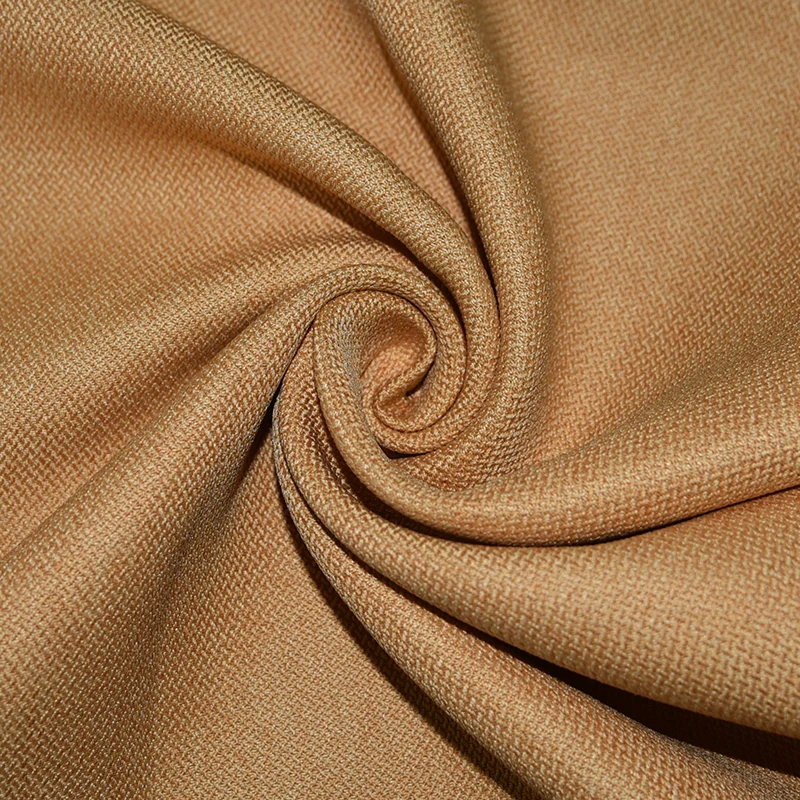 Home Textile  Dimout Cotton Touch 100% Polyester FR textile Curtain Flame Retardant Fabric For Living Room