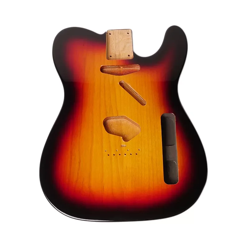 Wholesale DIY SSS Guitar Kits Alder Wood Unfinished Bass Carved Blank ST Style Guitar Part Accessories Electric Guitar Body