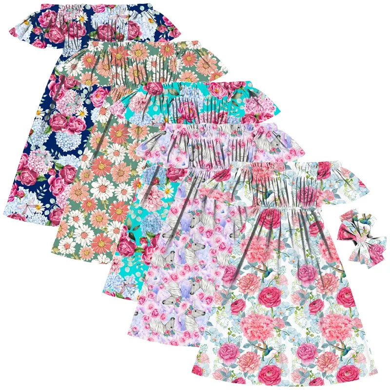 Rongnuo Baby Dress Set Girls Clothing Sets Fashion Kids Girls Dress