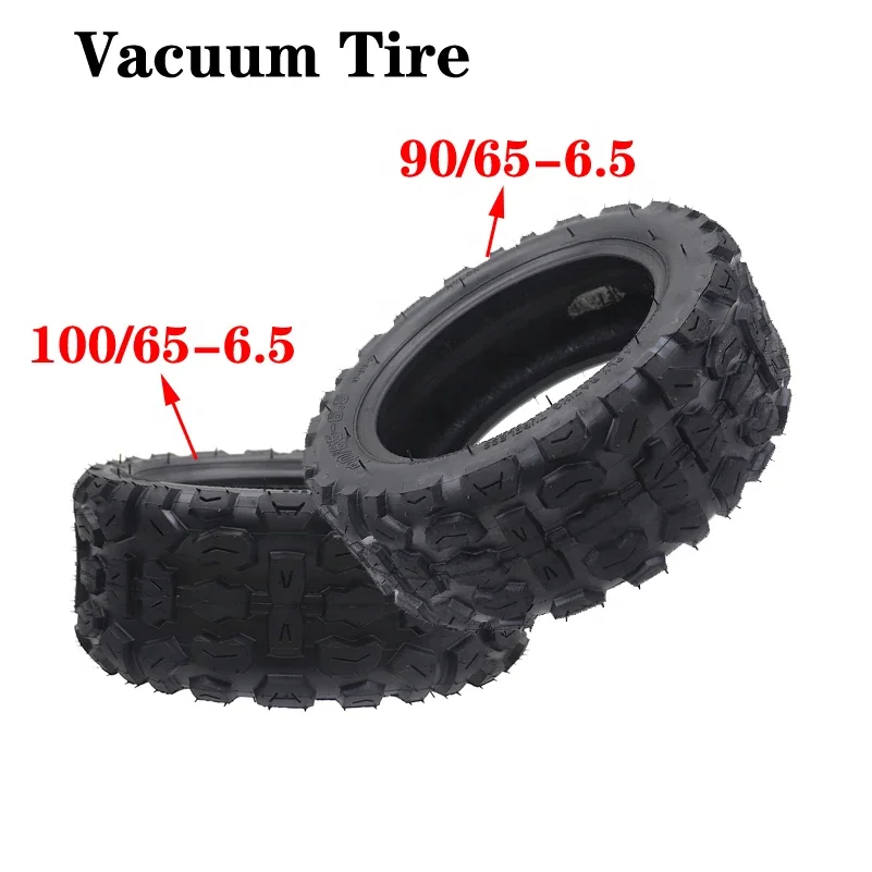 High Quality 100/65-6.5 Off-Road Tubeless Tire with Valve for VSETT 11+ ZERO 11X Dualtron 11 Inch Electric Scooter Tires