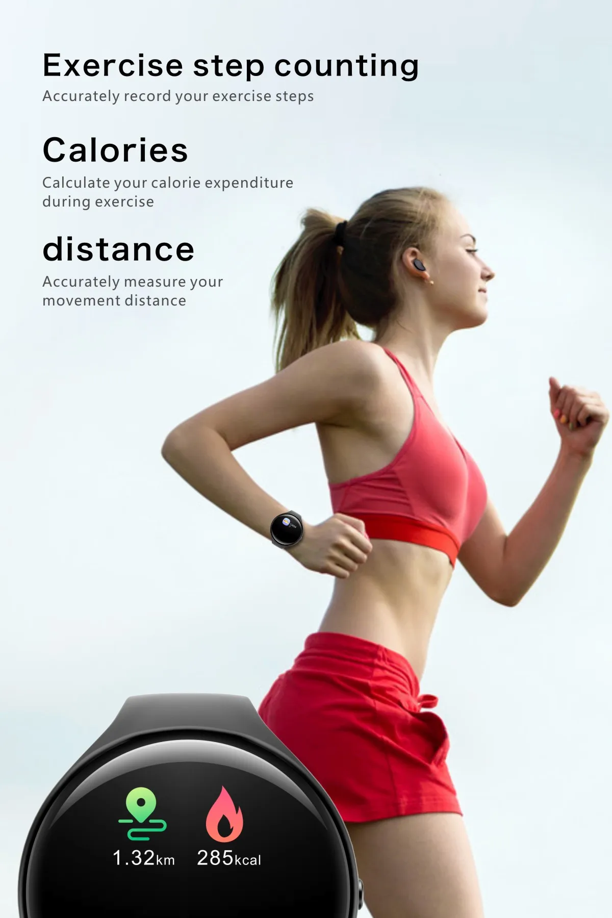 Fitness Function Wireless Waterproof 2in1 Earphone 2 In 1 Smart Watch Tws Earbuds