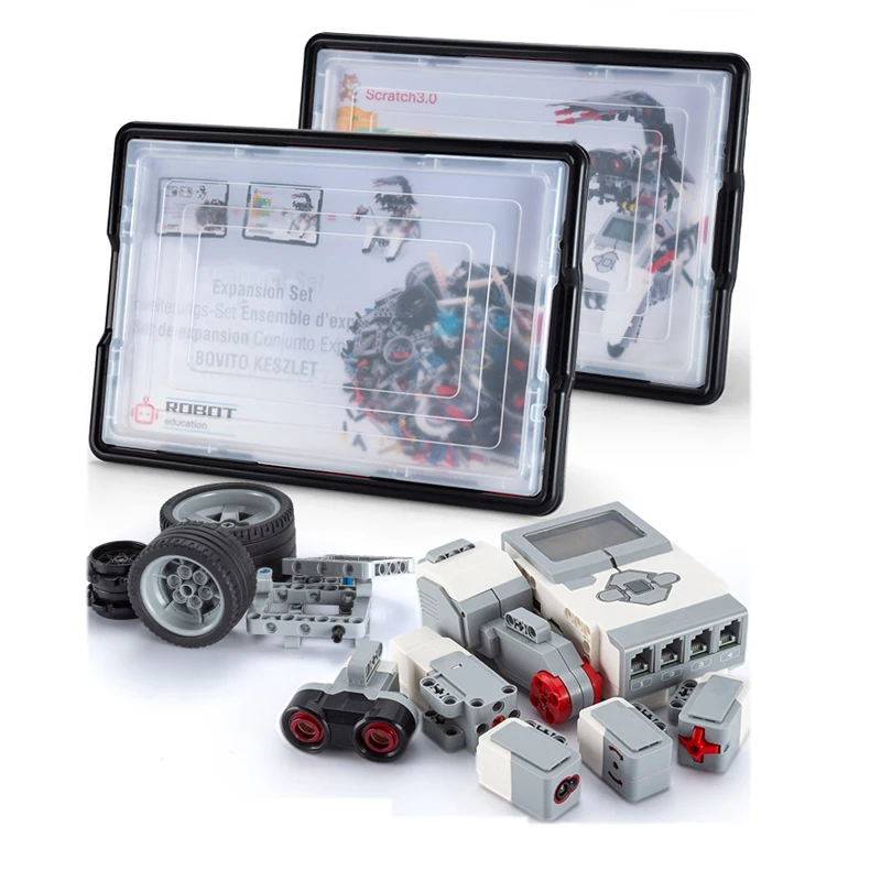 Programming Robot Compatible With EV3 Scratch3.0  45544 45560 Puzzle building block toys