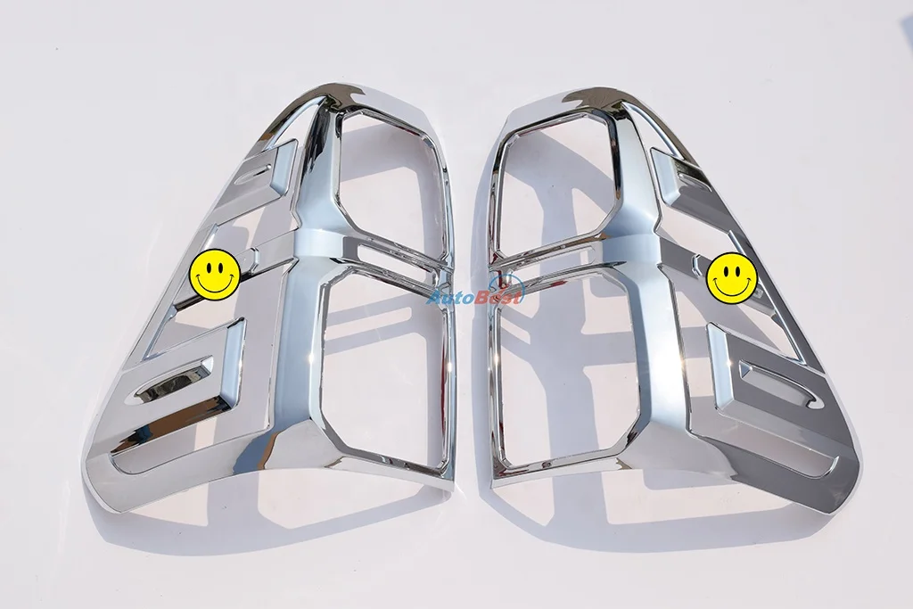 ABS CHROME TAIL LAMP COVER TAIL LIGHT COVER FOR TOYOTA HILUX REVO 2016 REVO ACCESSORIES