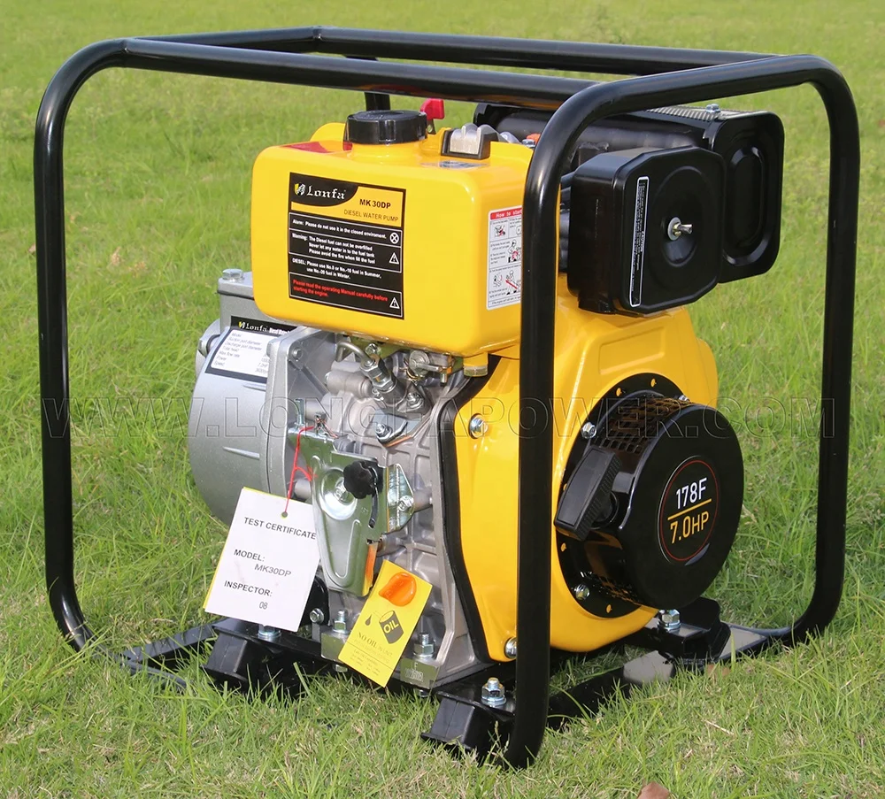 2, 3, 4, 6 Inch Air-Cooling Easy-Moving/Portable Small Irrigation Diesel Water Pump, Gasoline Water Pump, Fire-Fighting Pump