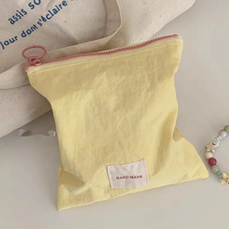 Chuanghua Soft Calico Cotton Zipper Pouch with Custom Logo Makeup Bags Private Label for Cosmetics Cotton Zipper Travel Pouch