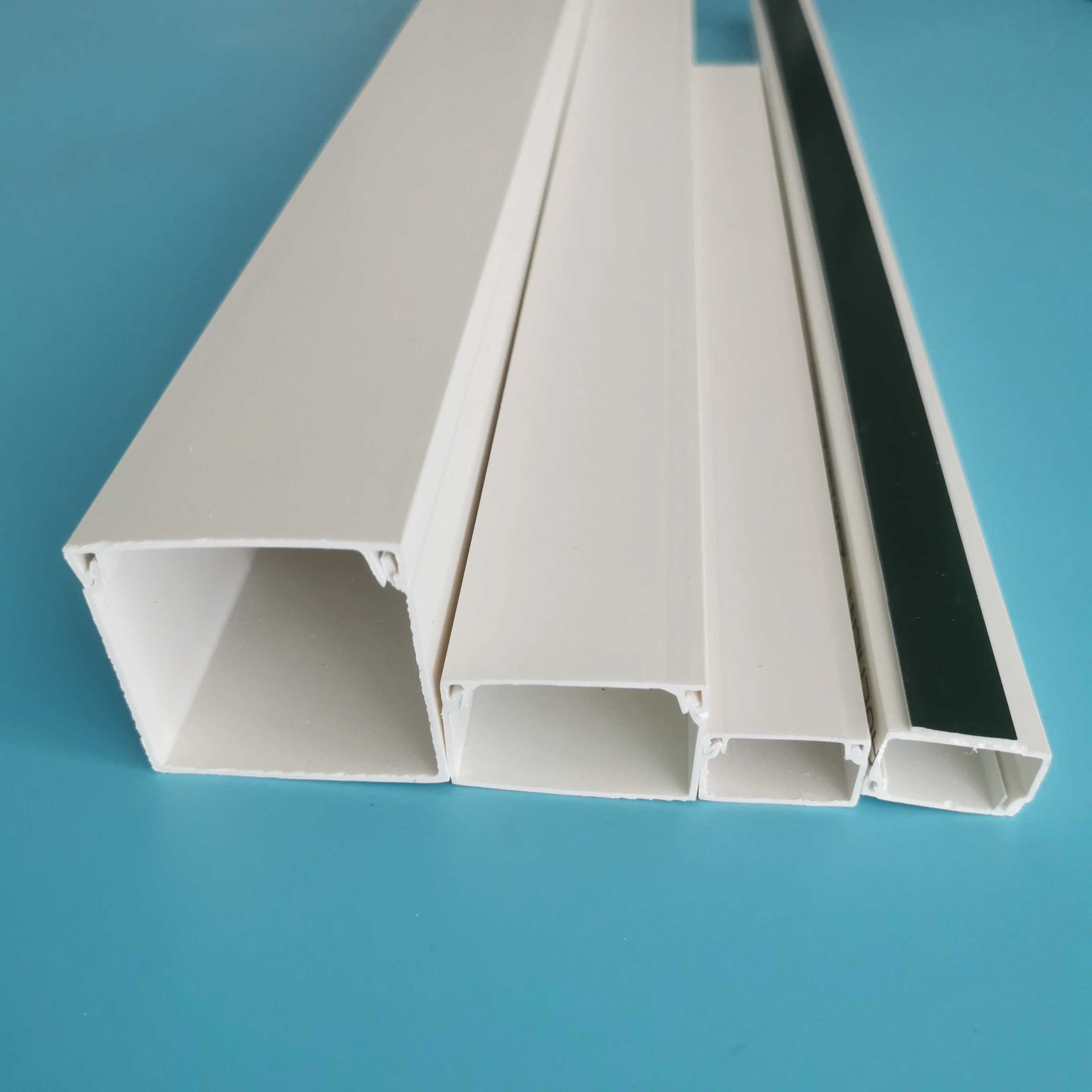 PVC Ducts Plastic Electrical Tray Decorative Pvc Network Wiring Cable Duct Trunking