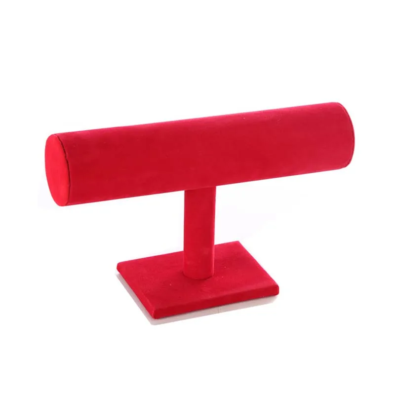 Type T Velvet headband hairpin jewelry Hairclip Bracelet Chain Watch Headdress Organizer Jewelry Display Holder display stand