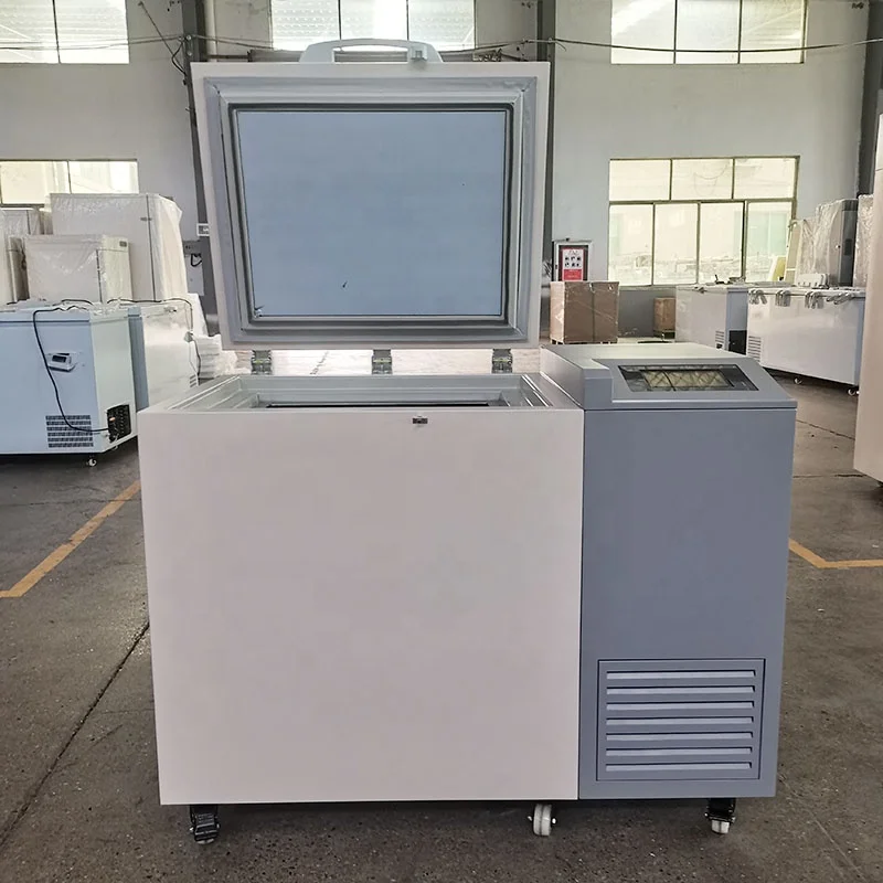 118L -80 Degree High Quality Lab Ultra Low Temperature Horizontal Deep Freezer