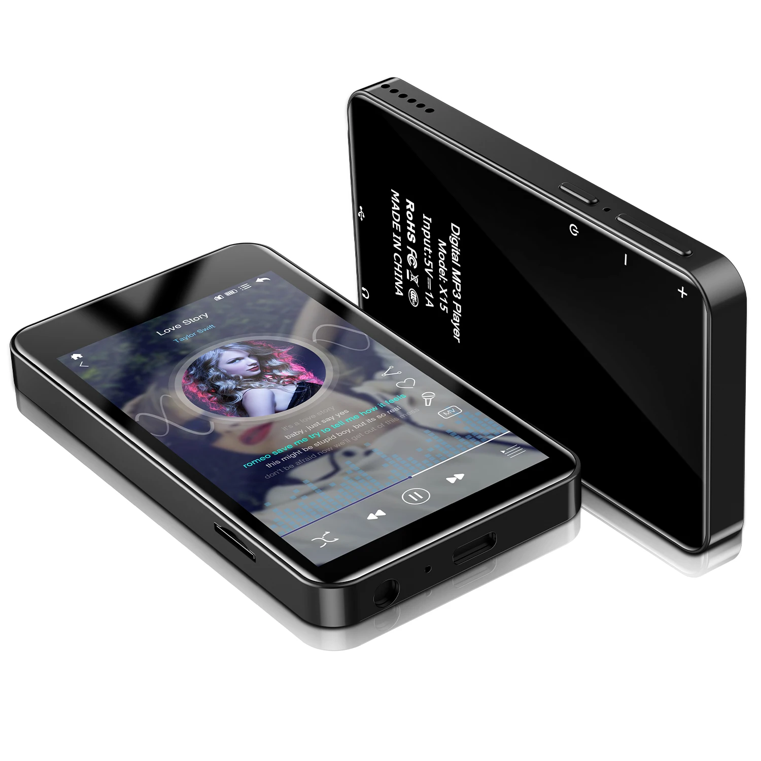 Новое поступление, X15, сенсорный экран, mp4-плеер, SD-карта, радио, запись аудио, диктофон, Bluetooth, пленка, USB mp3-плеер