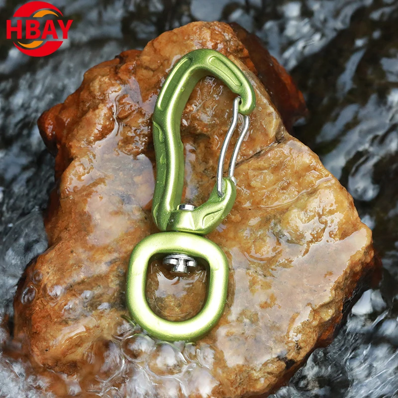 Aluminum Aviation Multi-Function D-Nut Thread Buckle Rotating Ring Quick Hanging Dog Buckle Pet Hook Mountaineering