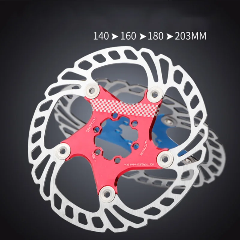 
Bicycle Accessories Parts 140mm/160mm/180mm/203mm Bicycle Rotor Brake Disc Bicycle Brake Disc 