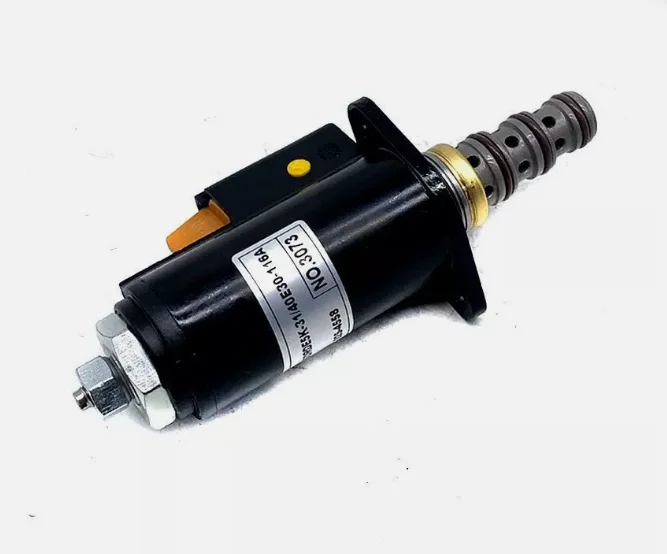 Hot Sale excavator hydraulic solenoid valve 24v 12v solenoid control valve coil 30C50 30C40 solenoid valve for Kobelco Hyundai