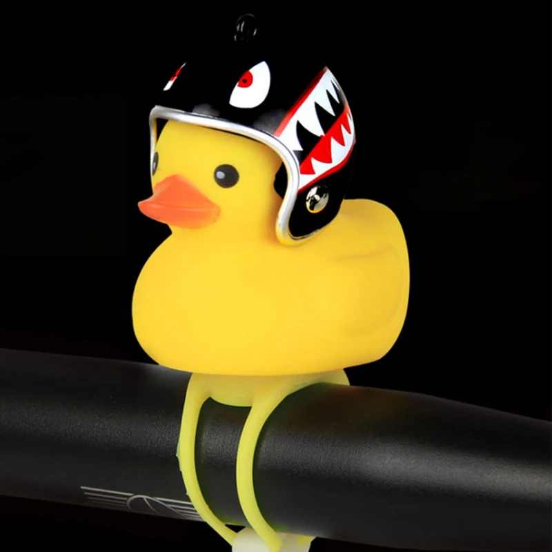 
Best price Fashion silicone helmet rubber duck with bell 