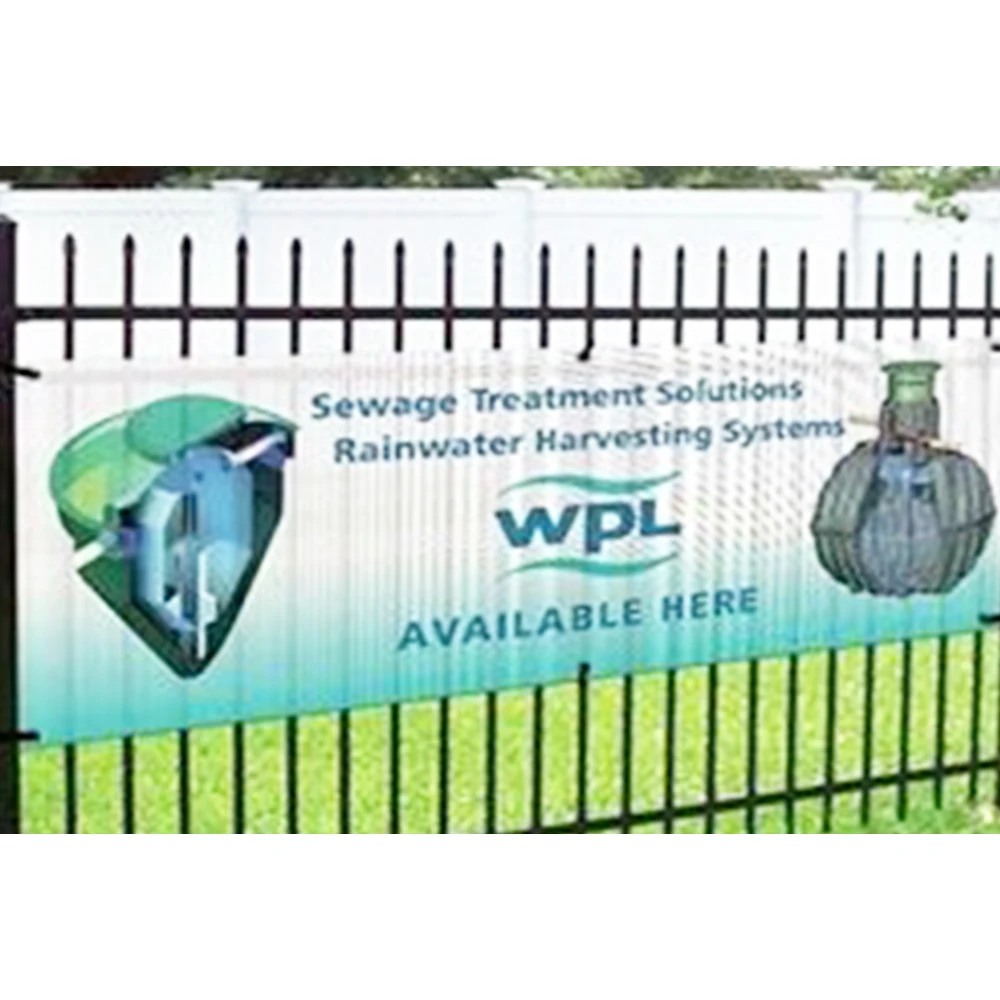 Banner Large Size Custom Digital Printing Training Team Building Usage Fence Mesh Flex Banner