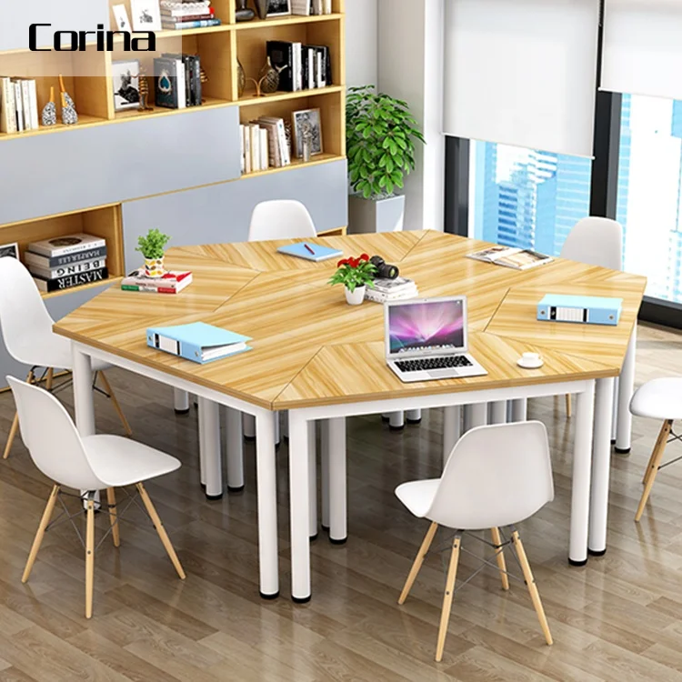 Стол компьютерный для учебы круглый стол группового обсуждения большой маленький офисный конференций и встреч