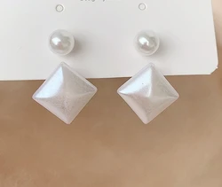 2020 New fashion fine sweet elegant temperament korean imitation pearls heart earrings